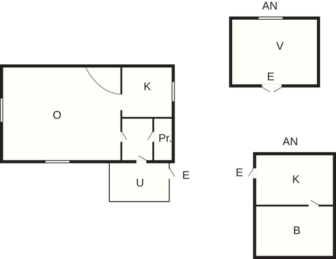 Floor plan, 4 Person Holiday Home in Kolmarden, Nyköping