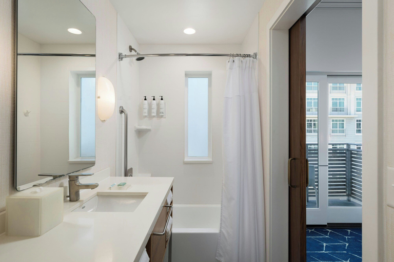 Bathroom 5, SpringHill Suites by Marriott Oceanside Beach, San Diego