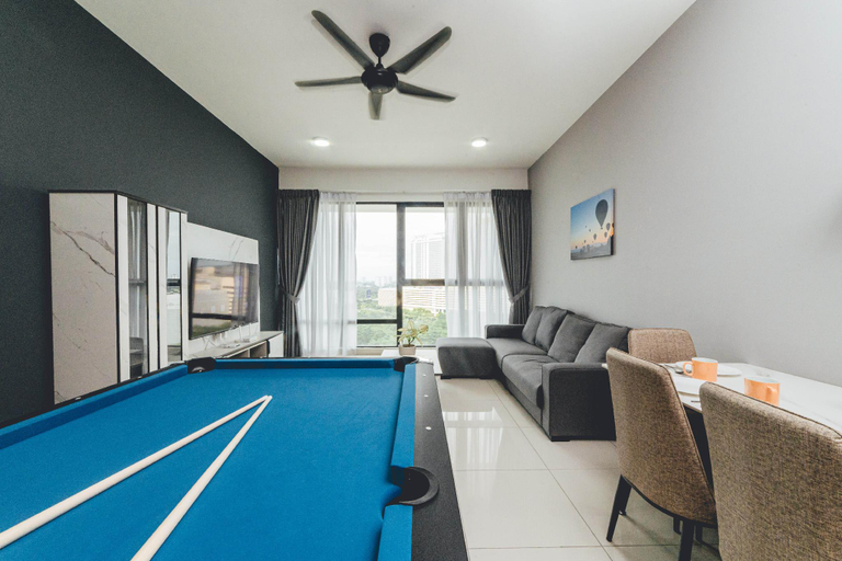 3, Mosaic Playhouse 3BR w Bathtub&Pooltable Midvalley, Johor Bahru