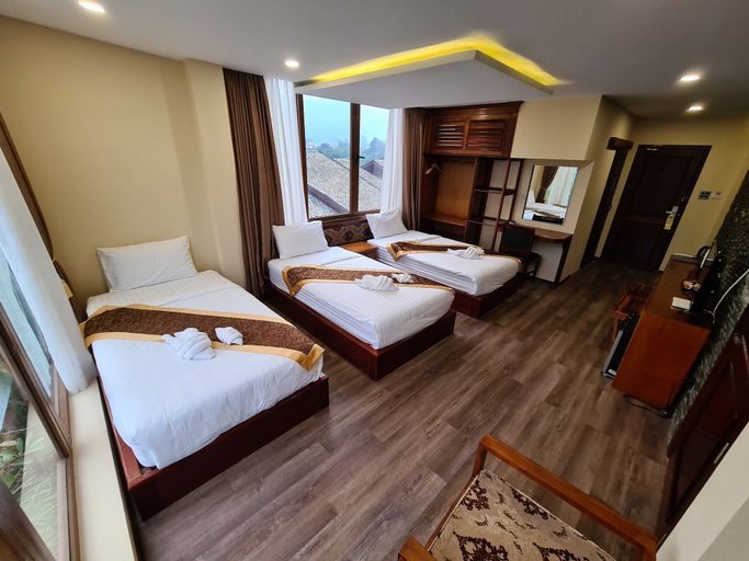 Bedroom 4, Lisha Grand Hotel, Vangvieng