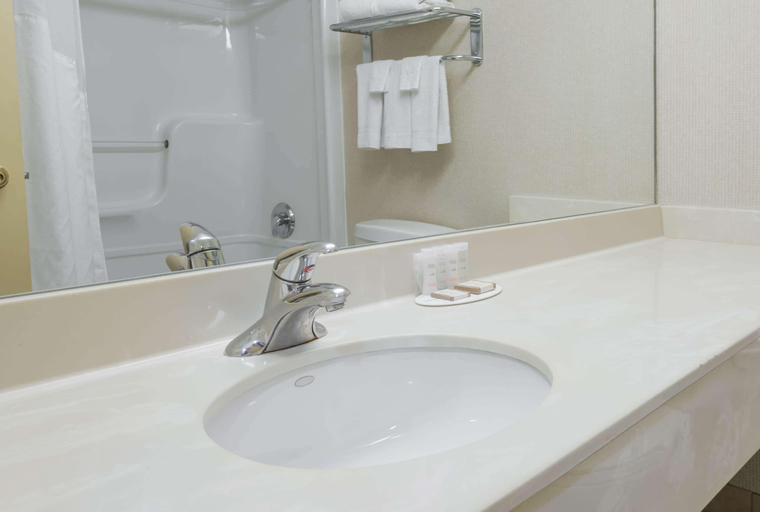 Bathroom, Howard Johnson by Wyndham Toronto Downtown West, Toronto