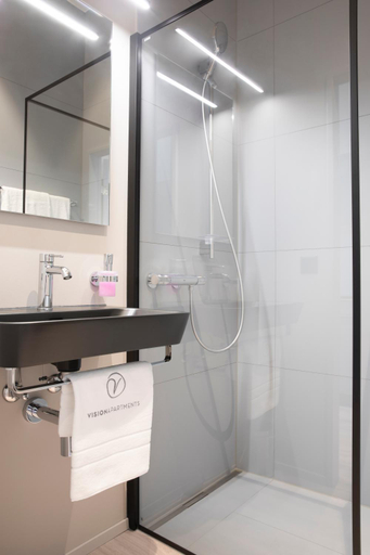 Bathroom 2, VISIONAPARTMENTS St Gallen - self check-in, Sankt Gallen