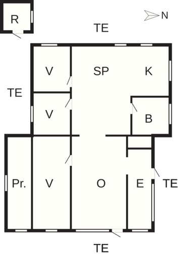 Floor plan, 7 Person Holiday Home in Bjert, Kolding