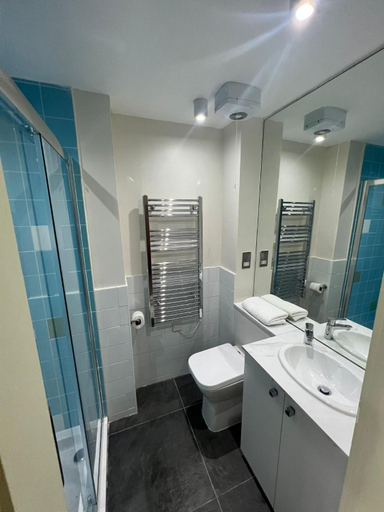 Bathroom 3, Marldon Olympia Hotel, London