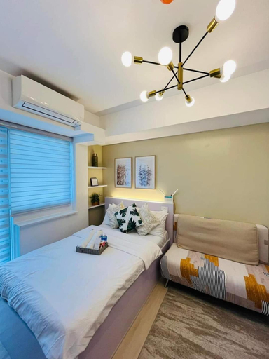Bedroom 3, New Cozy Studio Unit in Azure North Pampanga with Pool View, San Fernando City