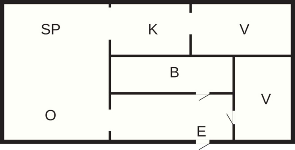 Floor plan, 4 Person Holiday Home in Hillerstorp-by Traum, Gnosjö