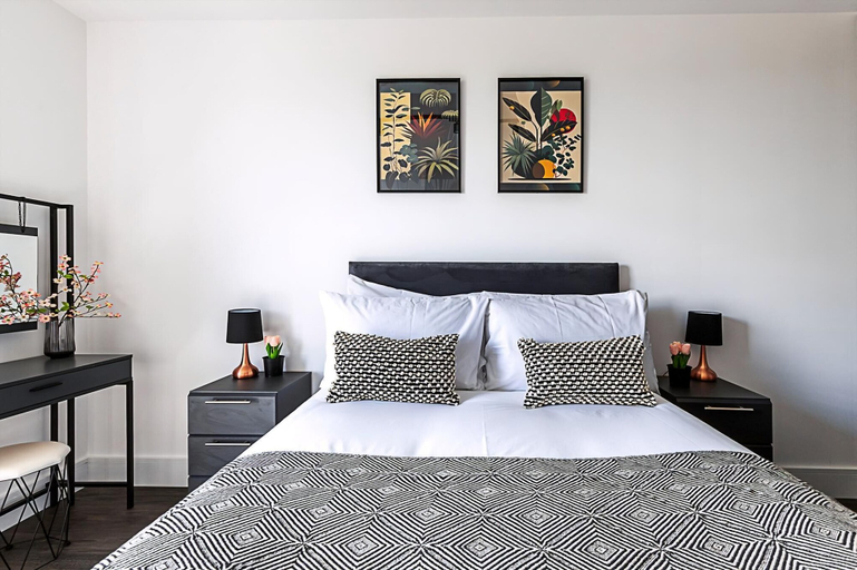 Bedroom 3, Stylish and Bright West London Gem, London