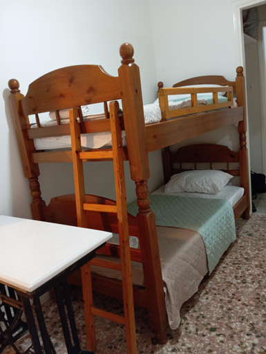 Others 4, Wooden bunk bed in a dorm 5' from metro, Attica