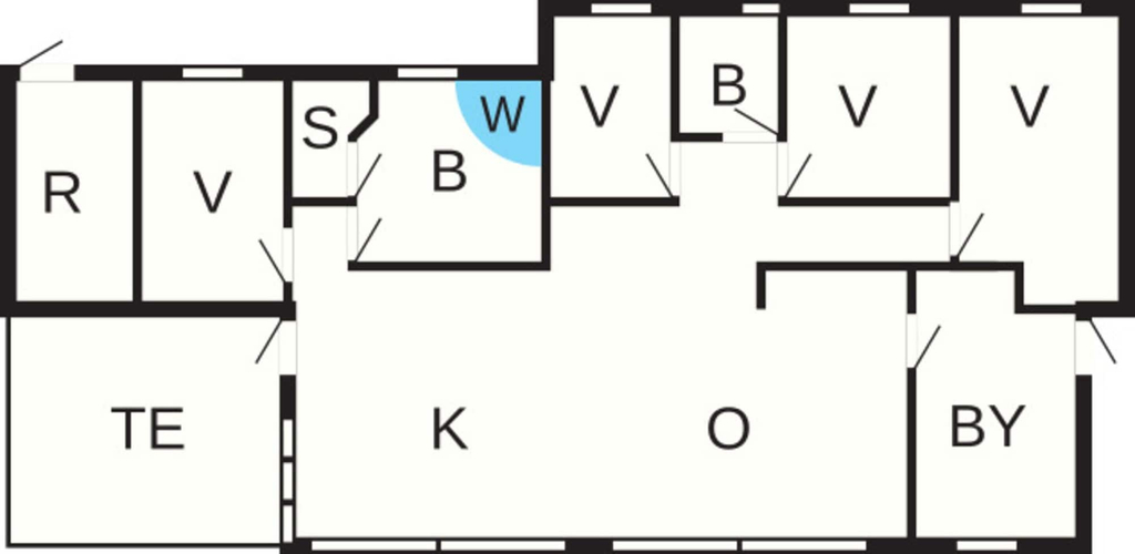 Floor plan, 10 Person Holiday Home in Bjert, Kolding