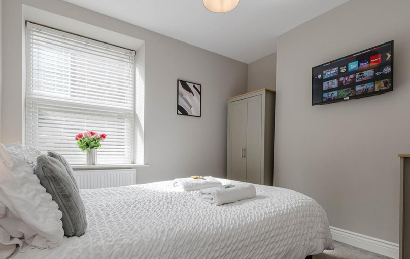Bedroom 2, Central Skipton - Devonshire Court Apartments, North Yorkshire