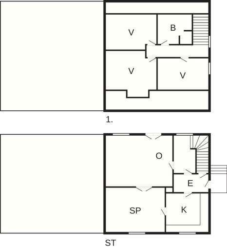 Floor plan 2, 4 Person Holiday Home in Faaborg, Faaborg-Midtfyn