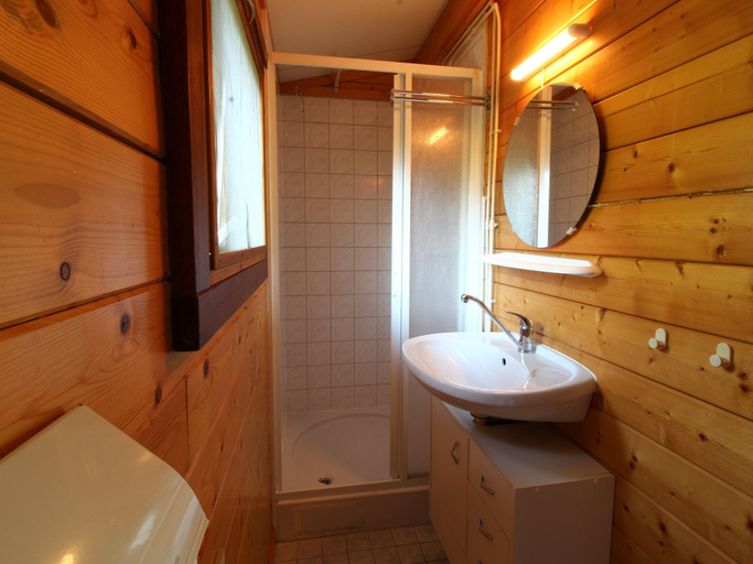 Bathroom, Chalet in Netherlands with Private Garden, Dinkelland