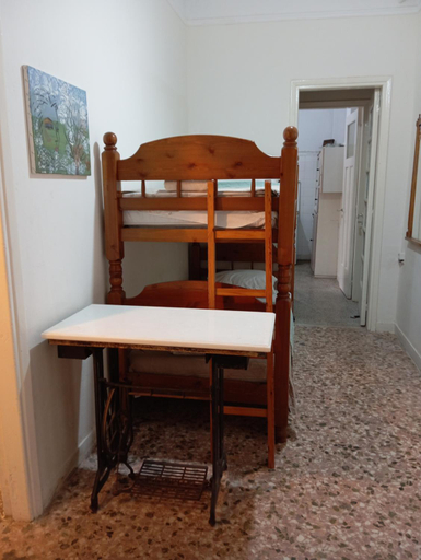 Others 5, Wooden bunk bed in a dorm 5' from metro, Attica