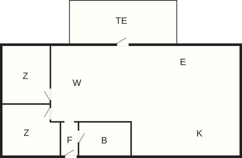 Floor plan, 5 Person Holiday Home in Thisted, Thisted
