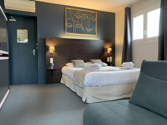 Bedroom 3, Hotel Aux Berges De L'Aveyron, Aveyron