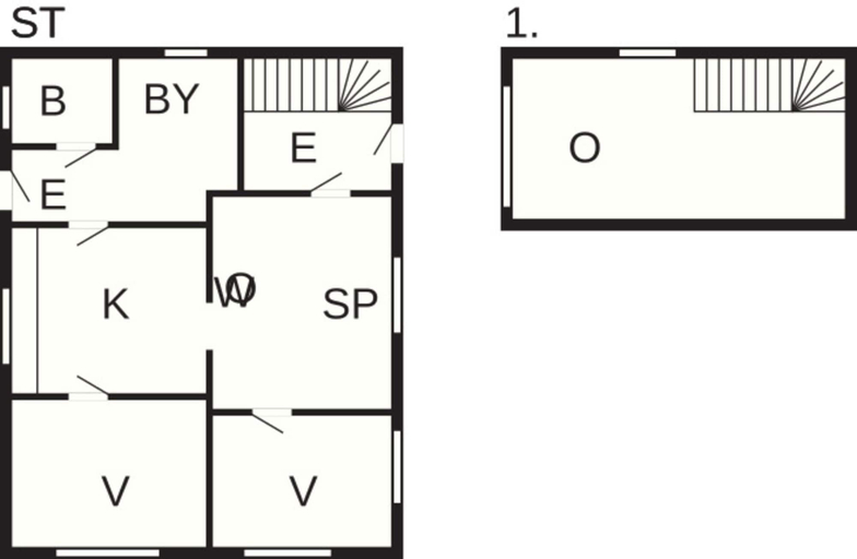 Floor plan, 6 Person Holiday Home in Karby-by Traum, Morsø