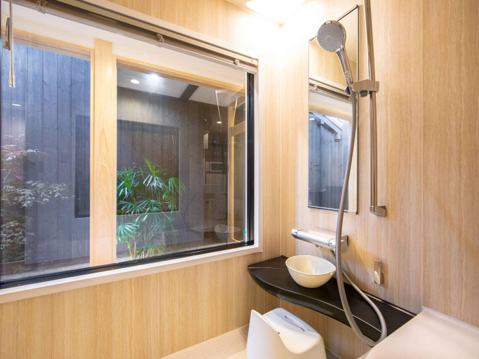 Bathroom 3, Garden view Suite. One stop from JR Kyoto Station., Kyoto
