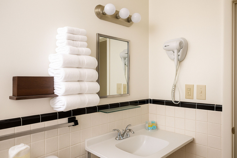 Bathroom 3, Ventura Motel, Mason