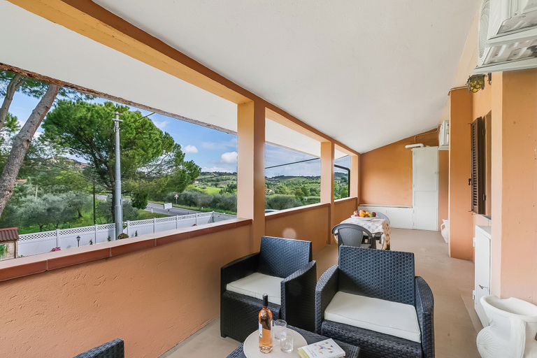 View from room 5, Borgo Panicale Apartments, Perugia