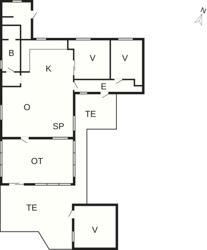 Floor plan, 7 Person Holiday Home in Saeby, Frederikshavn