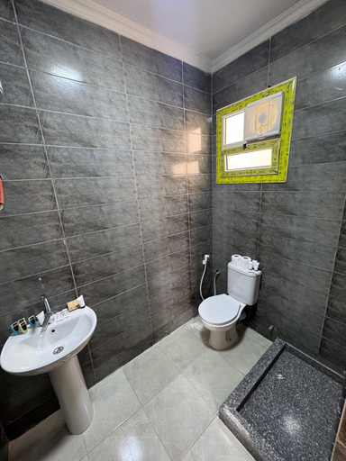 Bathroom, Exotic Pyramids hotel, Al-Ahram