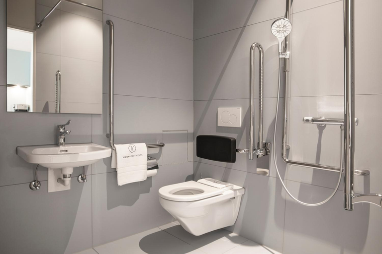 Bathroom 5, VISIONAPARTMENTS St Gallen - self check-in, Sankt Gallen