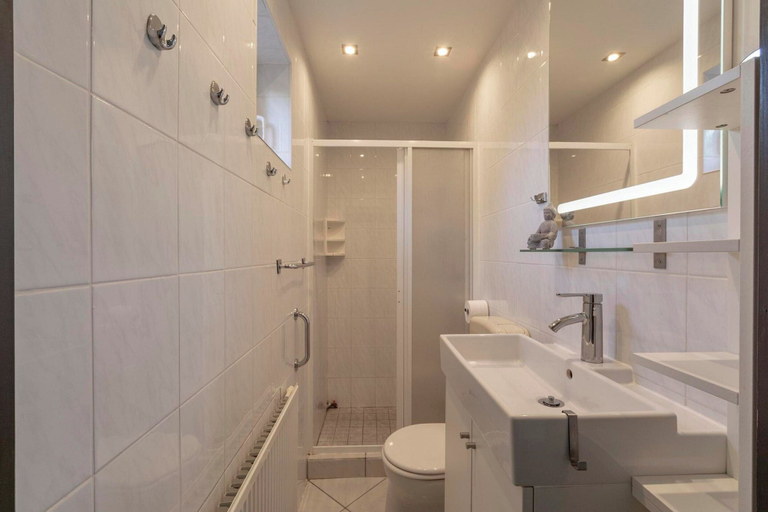 Bathroom 3, Boerenslag-2 Bungalow, 5-guests Opposite Beach, Zijpe