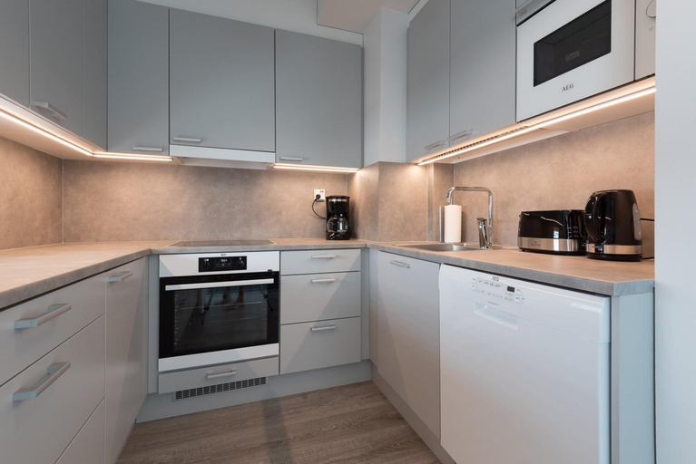 Kitchen 2, Forenom Serviced Apartments Turku Malikkala, Finland Proper