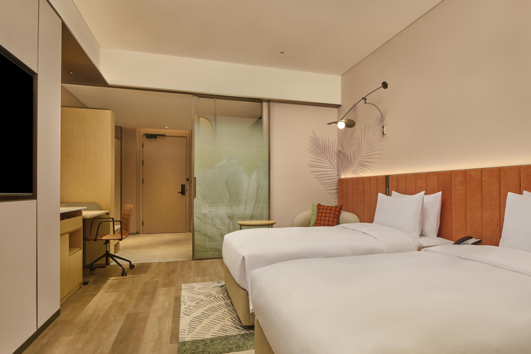Bedroom 3, Hilton Garden Inn Chongqing Yubei Central Park, Chongqing
