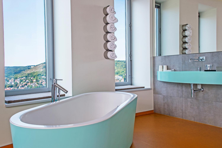 Bathroom 3, Scala Turm Hotel Restaurant, Jena