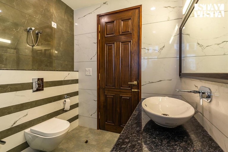 Bathroom 3, StayVista at Villa Montierra with Luxury Pool Villa & Complimentary Breakfast, Solan