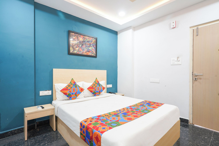 Bedroom 3, Fabhotel Orion - Nr Shilparamam, Hitech City, Hyderabad