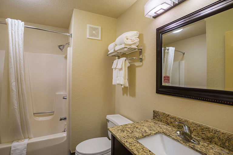 Bathroom 5, Clarion Inn & Suites Evansville, Vanderburgh