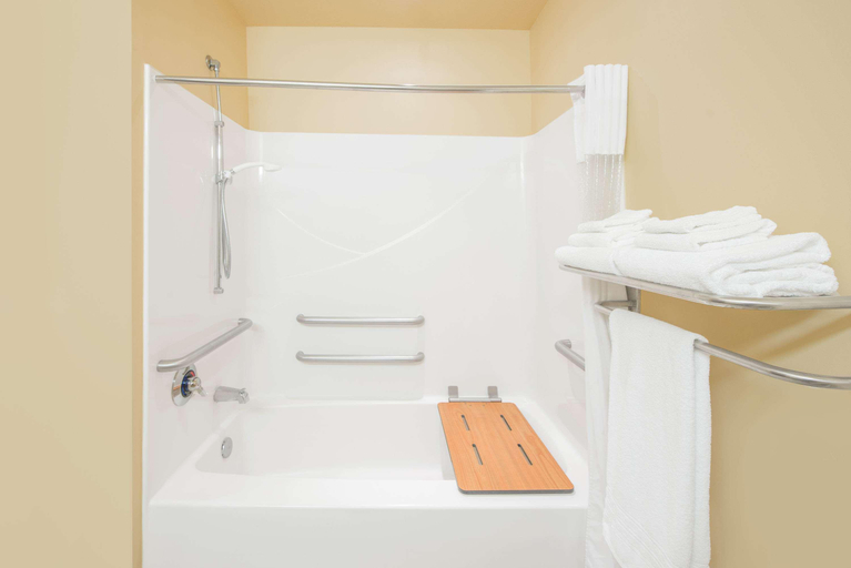 Bathroom 5, Microtel Inn & Suites by Wyndham Quincy Downtown/River Area, Adams