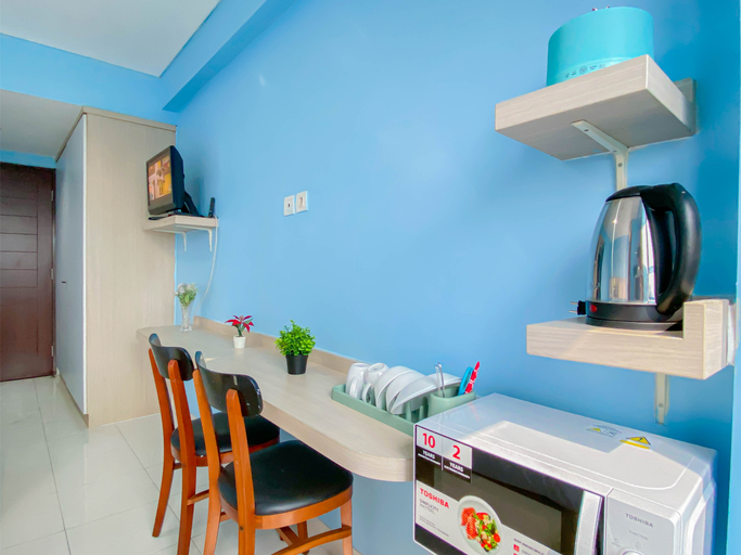 Others 3, Blue Accent Studio (No Kitchen) at Elvis Tower Apartment By Travelio, Cikarang