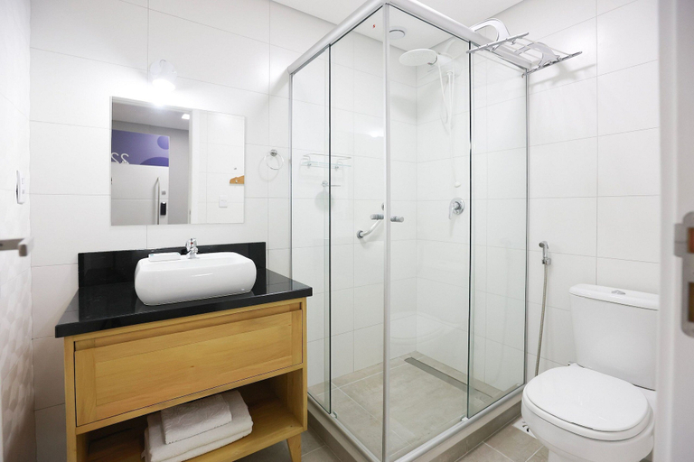 Bathroom, Studio Shopping OKA Floripa - SOK226, Florianopolis