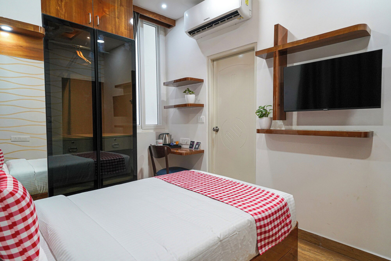 Bedroom 2, Open Hotel by Olive - Ejipura, Bangalore