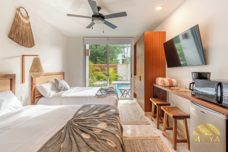 Bedroom 2, NHOA 101C 1BR Lux Pool access Aldea Zama, Cozumel