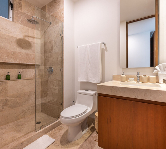 Bathroom 3, NHOA 101C 1BR Lux Pool access Aldea Zama, Cozumel