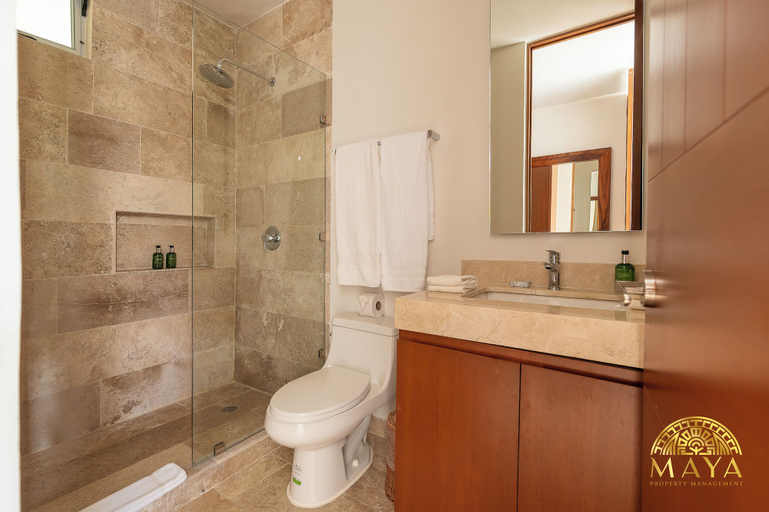 Bathroom, NHOA 205C 1BR Condo Pool View Aldea Zama, Cozumel