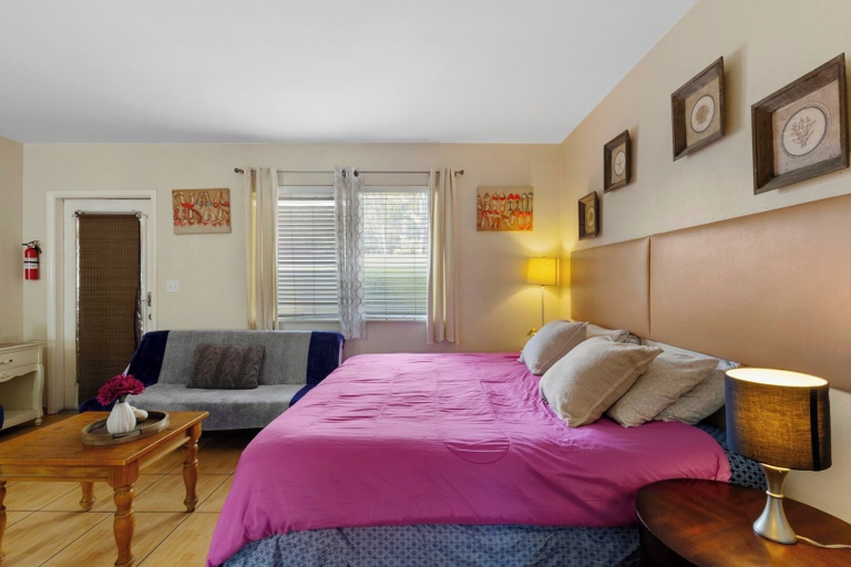 Bedroom 3, Pet-friendly 1BR Studio w/ Parking & Bbq, Hollywood, Broward