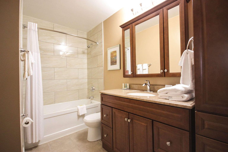 Bathroom 5, Quality Inn Bracebridge, Muskoka