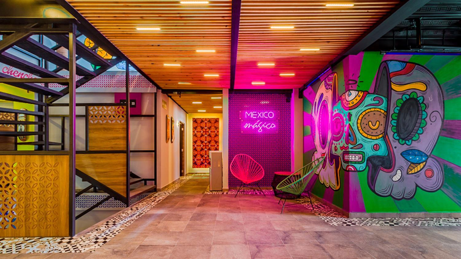 Public Area 3, Barrio Downtown Mexico City Hostel, Mexico City