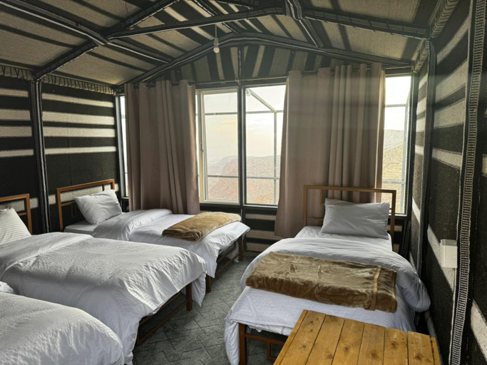 Bedroom 2, Wild Dana Eco Lodge- Hotel-Eco-Camp, Bsaira