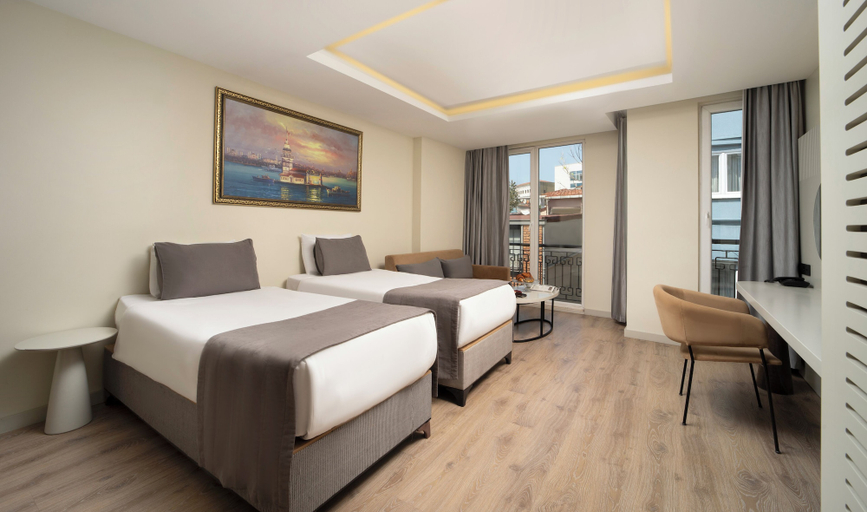 Bedroom 2, Orka Taksim Apart Hotel, Beyoğlu