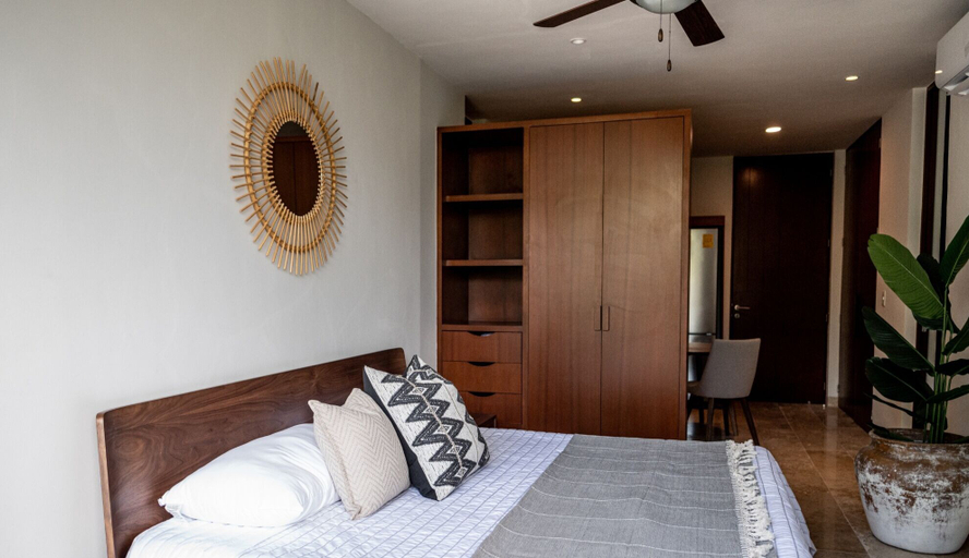 Bedroom 3, NHOA 203A 2BR Condo Pool View Aldea Zama, Cozumel