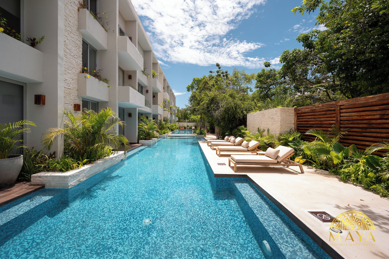 Sport & Beauty 3, NHOA 305A Lux 2BR Pool View Aldea Zama, Cozumel