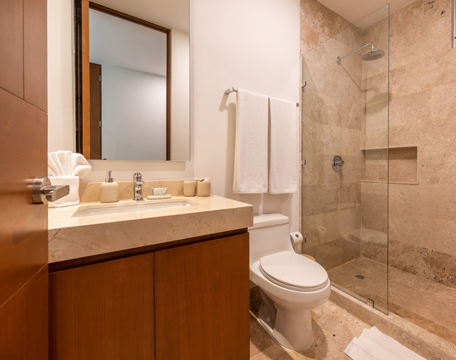 Bathroom 3, NHOA 306A 2BR Top Jungle View Aldea Zama, Cozumel