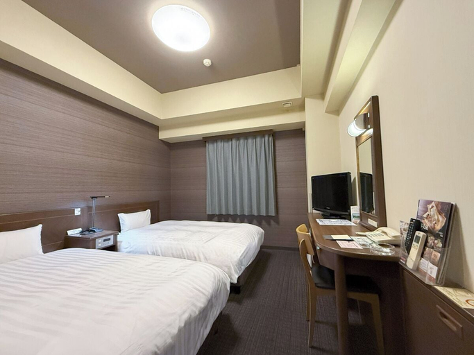 Bedroom 4, Hotel Route-Inn Hakata Ekimae -Hakataguchi-, Fukuoka