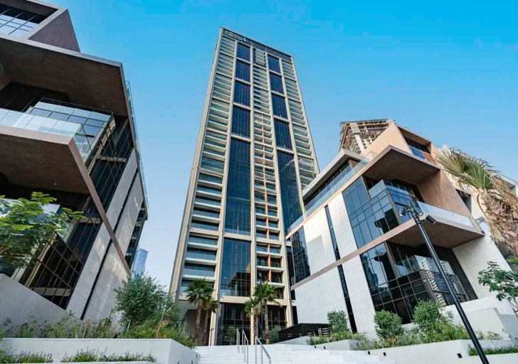 Exterior & Views, Luxury 1BR in Peninsula Five by Bespoke, Dubai